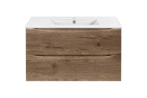 Тумба под раковину Vincea Mia Slim 90 светлое дерево