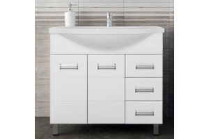 Тумба для комплекта Style Line Ирис 100 белая