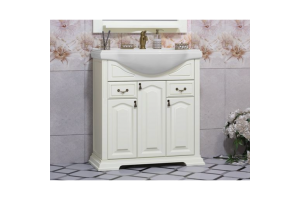 Тумба с раковиной Opadiris Риспекто 80 бежевый матовый