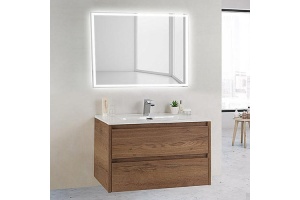 Тумба под раковину Belbagno Kraft 39 80 темное дерево - 2