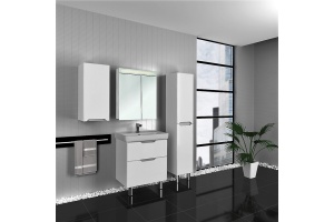 Зеркало-шкаф Dreja.eco Uni 70 белый - 3