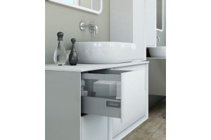 BELLAGIO Шкафчик подвесной совместимый с базой под раковину 54717 Bianco opaco  35x46x48 - 2