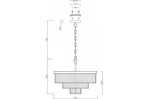 Подвесная люстра Maytoni Revero MOD085PL-07CH - 3