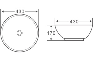 Рукомойник BelBagno BB1077 - 3