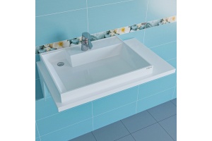 Раковина над стиральной машиной Санта Юпитер 90 L белый - 3