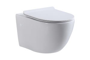 Унитаз подвесной beWash Lusso белый с сиденьем микролифт