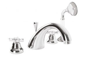 Смеситель для ванны Cezares LORD золото 24 карат (LORD-BVD-03/24)