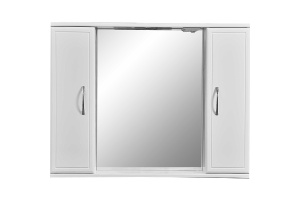 Зеркало-шкаф Stella Polar Концепт 90 с подсветкой белый - 3