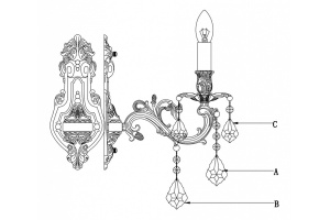 Бра Lucia Tucci Barletta BARLETTA W122.1 cream white - 2