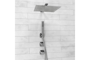 NEW A8651.312.090.118.326.087.103  Встраиваемый комплект для душа с верхней душевой насадкой и лейкой - 2