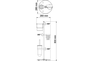 Стойка Wasserkraft K-1246 - 3