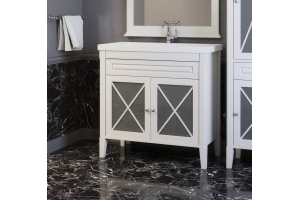 Мебель для ванной Opadiris Палермо 90 белая матовая - 2