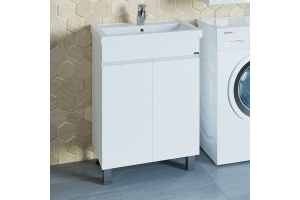 Тумба с раковиной напольная Санта Марс 60 белый