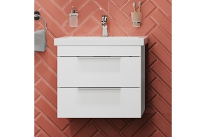 Мебель для ванной STWORKI Копенгаген 60 белая - 3