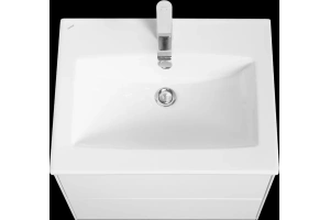 Тумба с раковиной Aquaton Сохо 60 белый глянец - 2