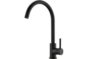 Смеситель BelBagno BB-LAM03-2-IN-NERO для кухонной мойки, черный