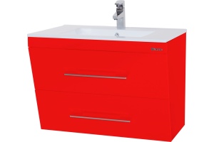 Тумба для комплекта Bellezza Берта подвесная 60 красная