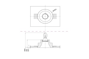 Встраиваемый светильник Maytoni Gyps DL002-1-01-W - 2