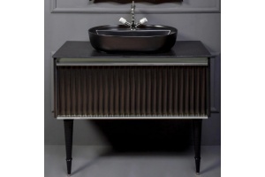 Тумба под раковину Boheme Armadi Art Vallessi Avantgarde 100 черный - хром