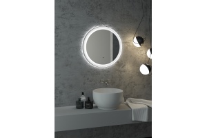 Зеркало круглое STWORKI Гриндстед 60 с подсветкой - 3