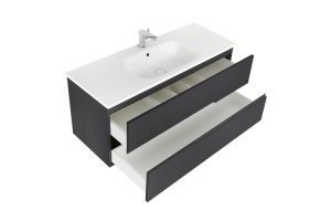 Тумба под раковину Cezares Duet 97х50 Grafito (DUET-1000-2C-SO-GR-P) - 2