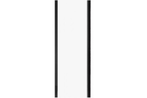 Боковая стенка Vincea Arno 90х195 черная стекло прозрачное