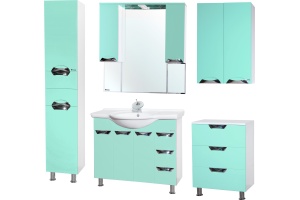 Тумба для комплекта Bellezza Белла Люкс 105 салатовая - 2