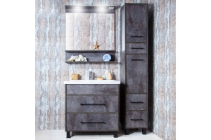 Мебель для ванной Бриклаер Чили 80 цемент