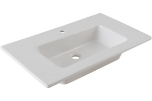 Раковина накладная Allen Brau Fantasy Flat 81.5x46.5 белый