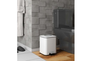 Ведро для мусора Weltwasser WW MILA WT 9L белый (10000000887) - 2