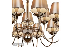 Подвесная люстра iLamp Rolling P2406-10+5 Nickel - 2