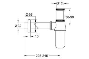 Сифон для раковины Grohe 28920000 - 2