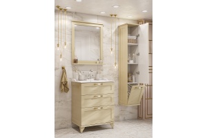 Комплект мебели напольный Aquaton Леон 65 бежевый - 2