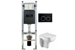 Комплект Weltwasser AMBERG 350 ST + KEHLBACH 004 GL-WT + AMBERG RD-BL (10000006538)