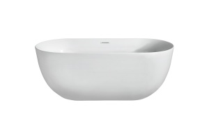 Акриловая ванна Aquatek Афина 170х78 белый с ножками и сливом-переливом (AQ-44778)