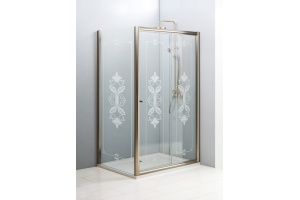 Душевой уголок Cezares Giubileo (GIUBILEO-AH-1-140/90-SCORREVOLE-C-Br)