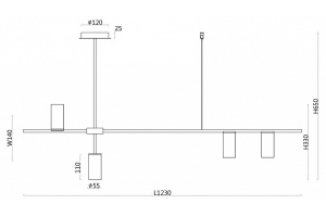 Подвесной светильник F-promo Shanku 3098-4P - 2