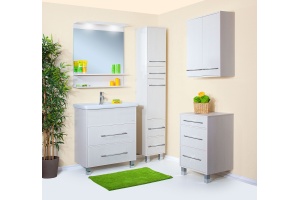 Мебель для ванной Бриклаер Чили 80 светлая лиственница С - 2