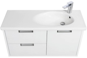 Тумба для комплекта Roca Etna 100 белый глянец - 3