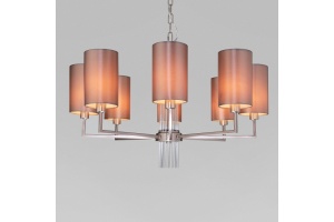 Подвесная люстра Eurosvet Soffio 60134/8 никель - 2