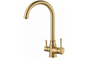 Смеситель Steel Hammer SH 763 BRONZE для кухонной мойки