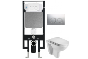 Комплект Weltwasser AMBERG 497 + BAARBACH 004 GL-WT + AMBERG RD-CR (10000006592)