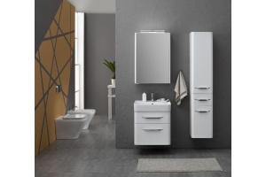 Тумба с раковиной Aquanet Виченца 60 белый глянец - 2