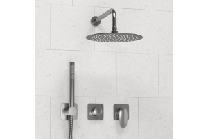 A1451.272.097.121.275.100.276  Встраиваемый комплект для душа с верхней душевой насадкой и лейкой - 2