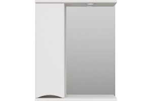 Зеркало-шкаф Misty Атлантик 60 L белый с подсветкой  - 2