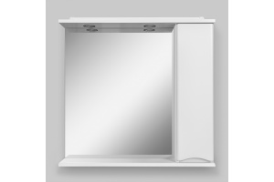 Зеркало-шкаф AM.PM Like 80 R, белый глянец