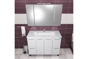 Зеркало-шкаф Санта Стандарт 116.7 см (113020) - 2