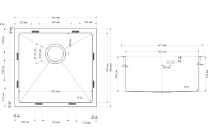 Мойка кухонная Seaman Eco Bremen SBO-4745.A - 2
