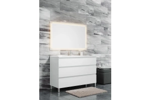 Тумба с раковиной Sanvit Авеню-3 120 белый глянец - 2