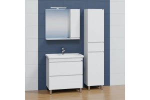 Тумба с раковиной напольная Санта Марс 80 белый - 3